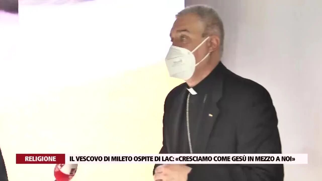 Il vescovo di Mileto ospite di LaC: «Cresciamo come Gesù in mezzo a noi»