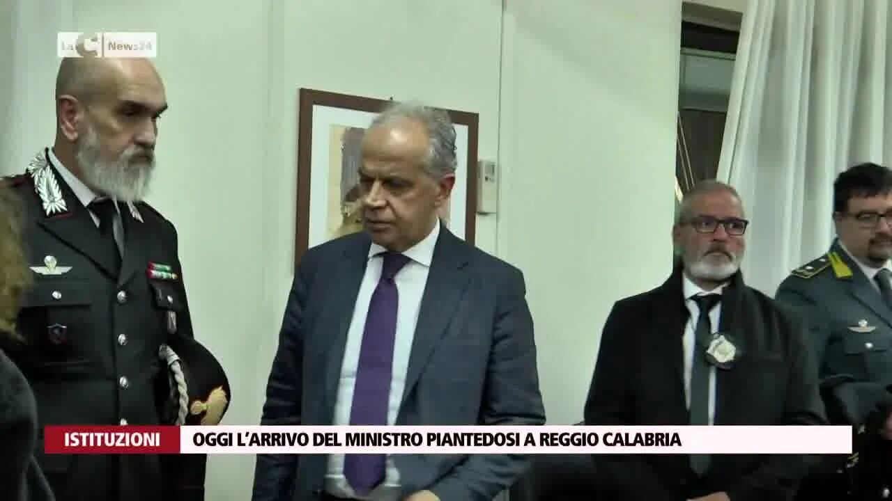 Oggi l’arrivo del ministro Piantedosi a Reggio Calabria