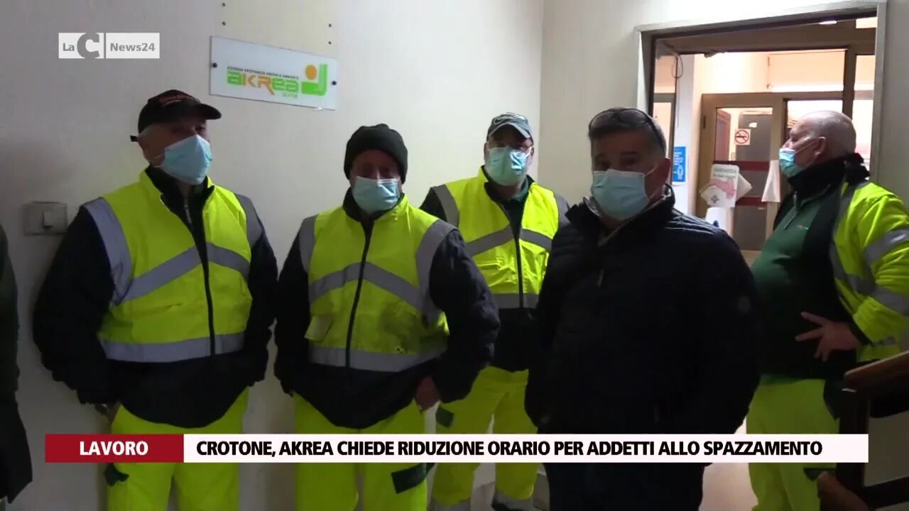 Crotone, Akrea chiede riduzione orario per addetti allo spazzamento