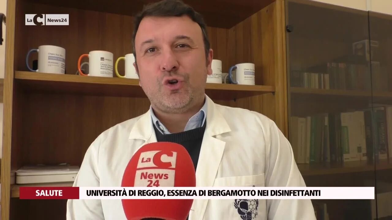 Università di Reggio, essenza di Bergamotto nei disinfettanti