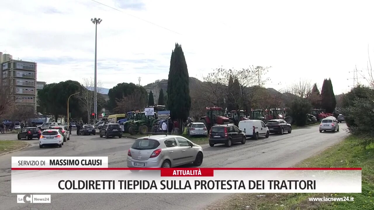 Coldiretti tiepida sulla protesta dei trattori