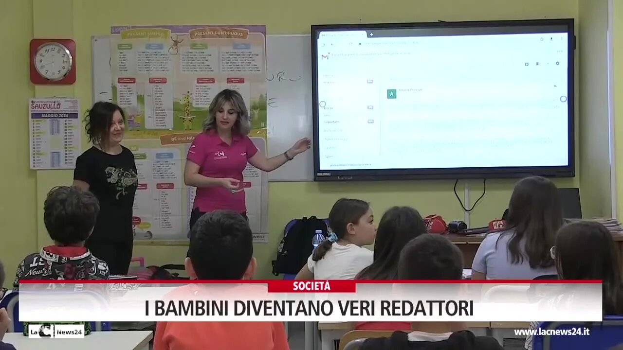 I bambini diventano veri redattori