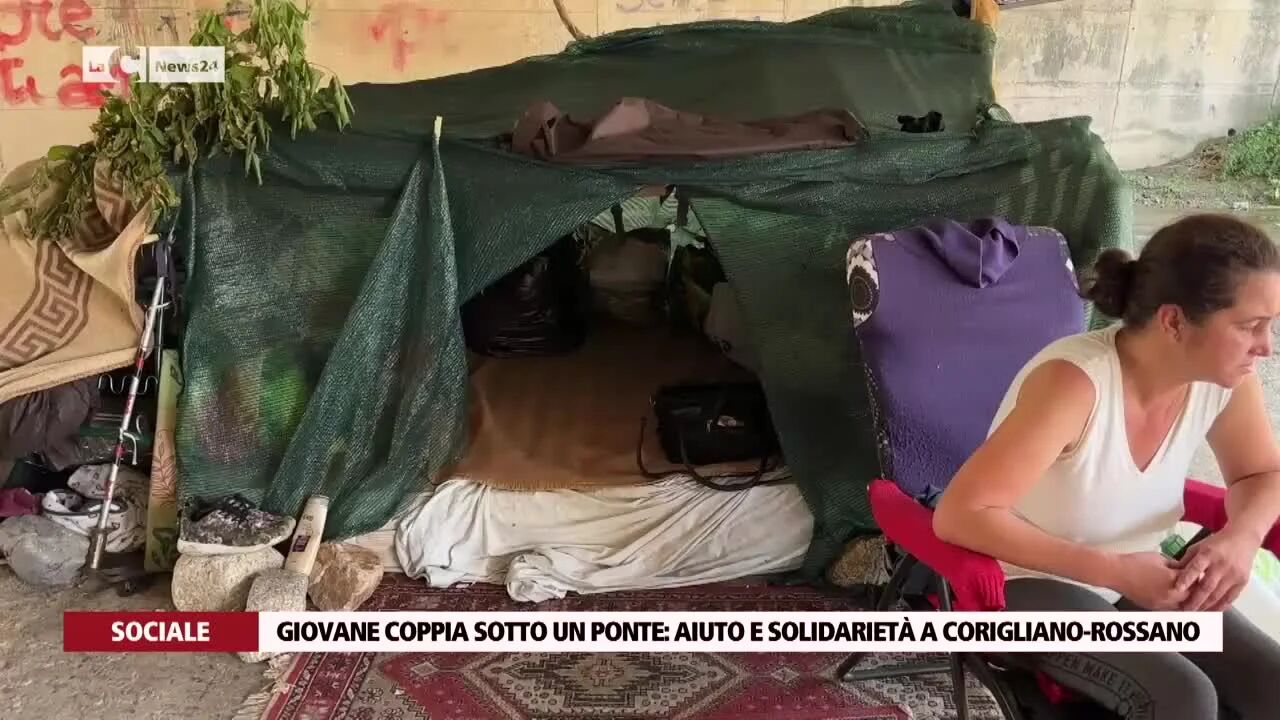 Giovane coppia sotto un ponte: aiuto e solidarietà a Corigliano-Rossano