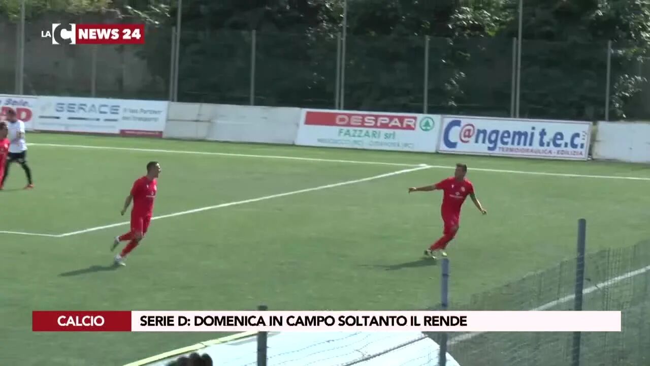 Serie D: domenica in campo soltanto il Rende