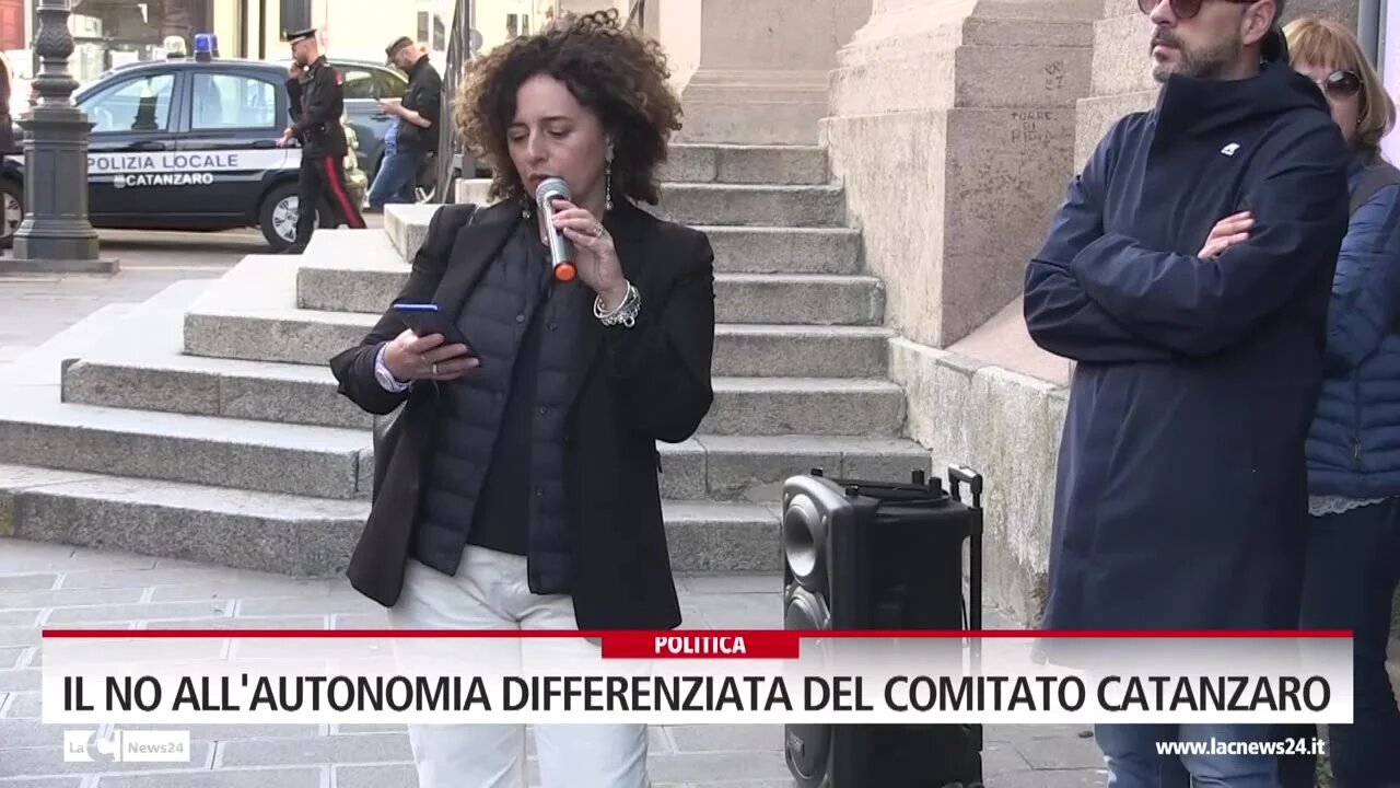 Il no all'autonomia differenziata del comitato Catanzaro