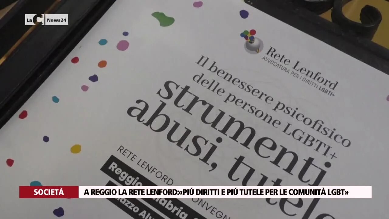 A Reggio la rete Lenford: «Piú diritti e piú tutele per le comunità Lgbt»