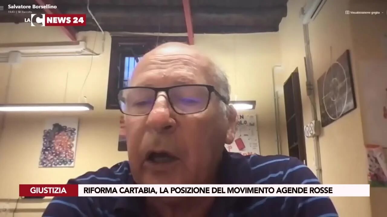 Riforma Cartabia, la posizione del movimento Agende Rosse