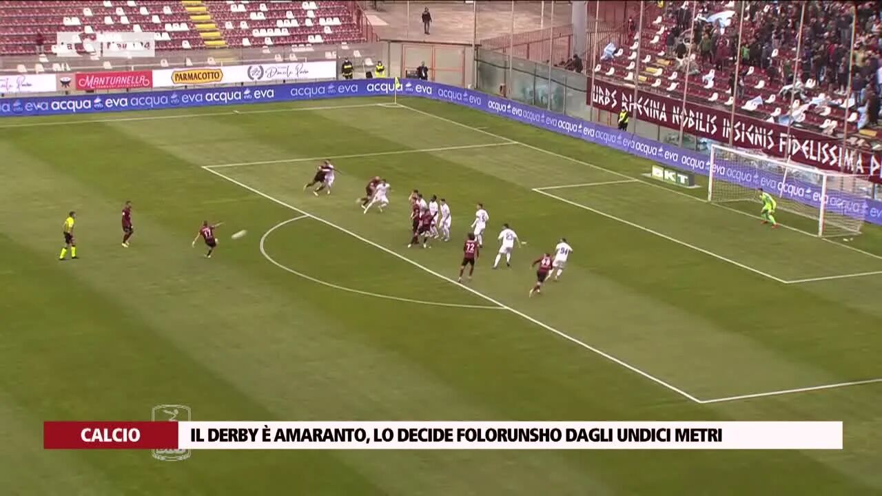Il derby è amaranto, lo decide Folorunsho dagli undici metri