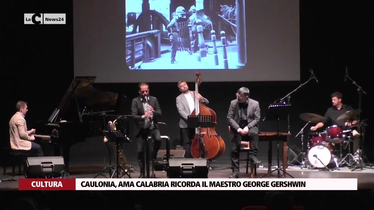 Caulonia, Ama Calabria ricorda il maestro George Gershwin