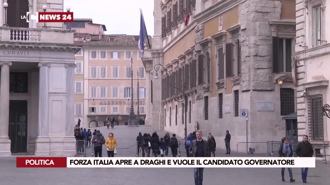 Forza Italia apre a Draghi e vuole il candidato governatore