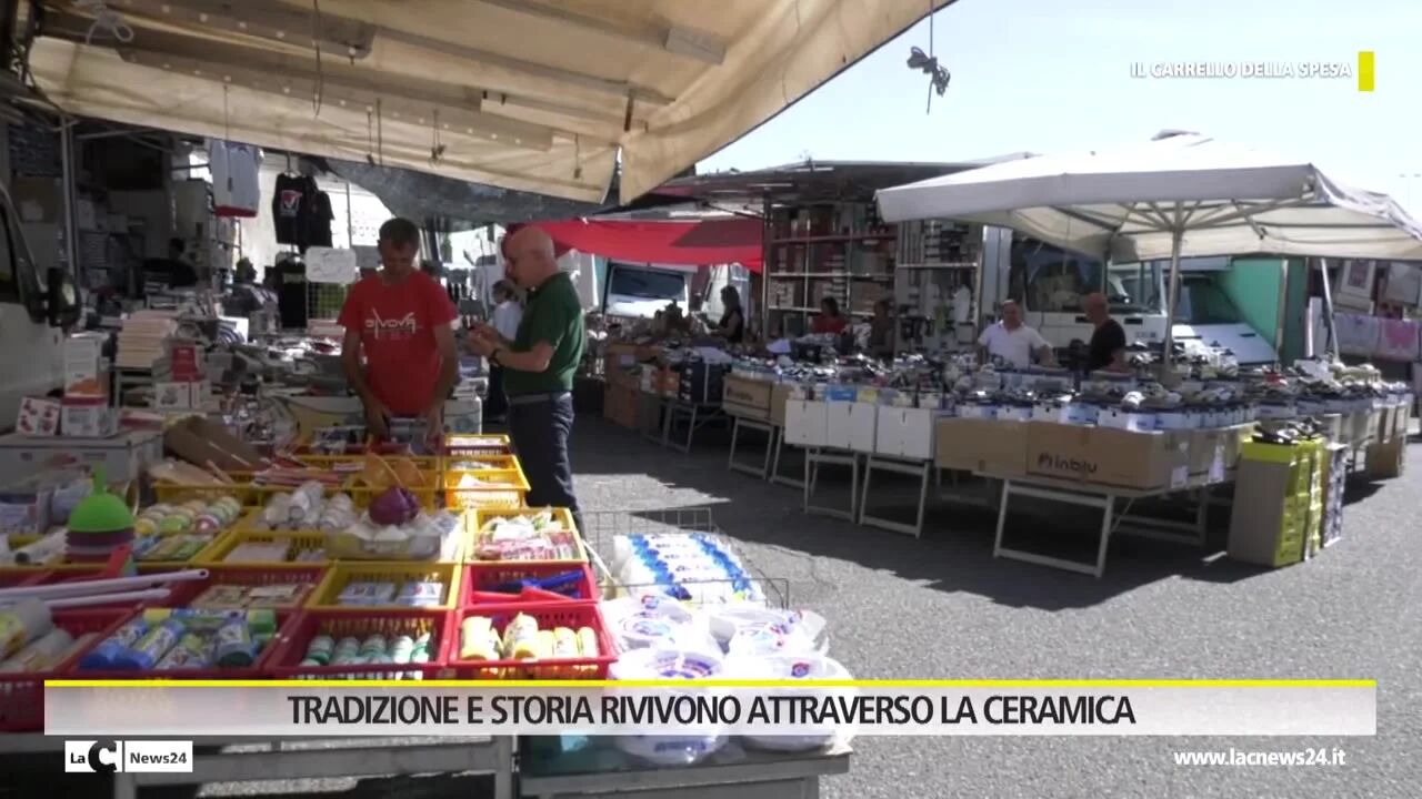 Rubrica tg carrello della spesa - tradizione e storia rivivono attraverso la ceramica