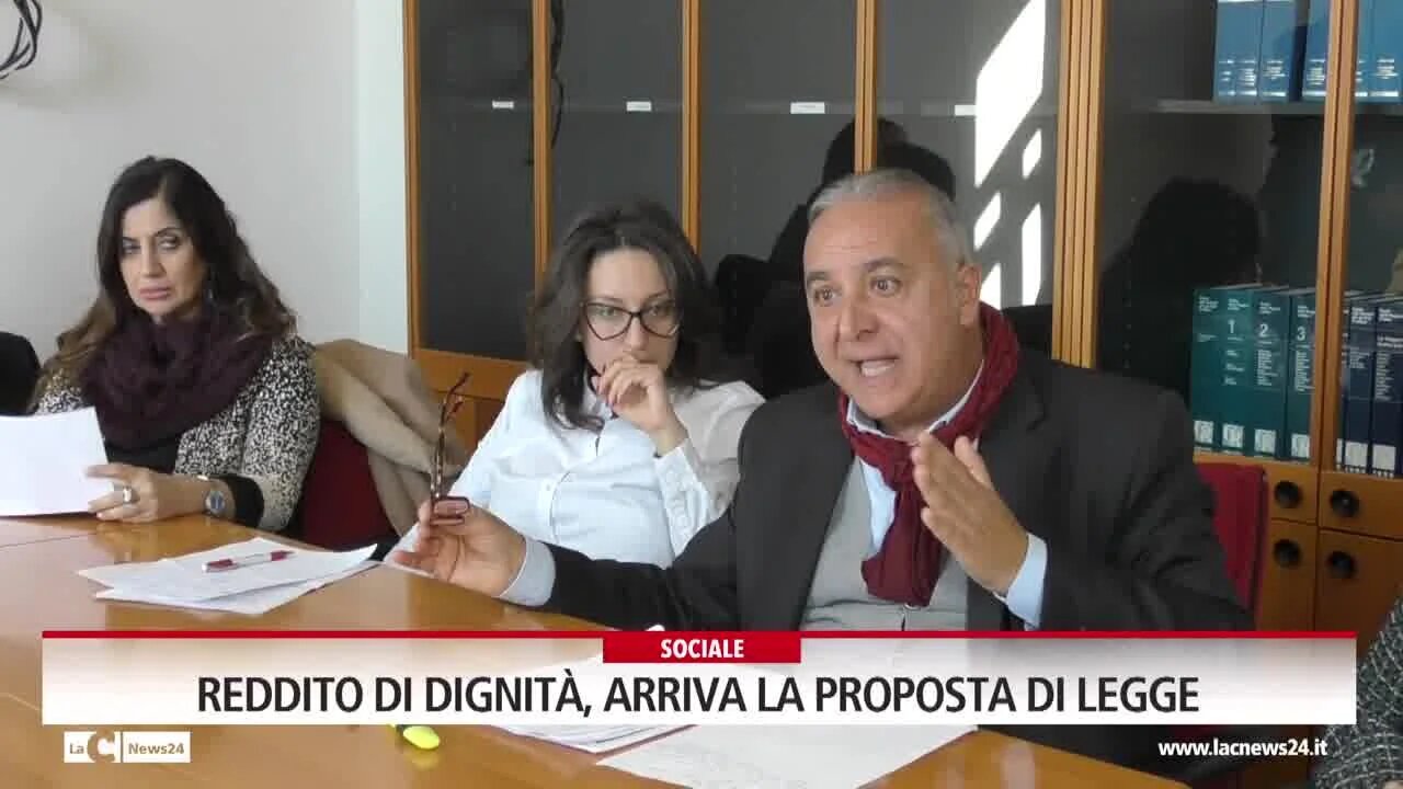 Reddito di dignità, arriva la proposta di legge