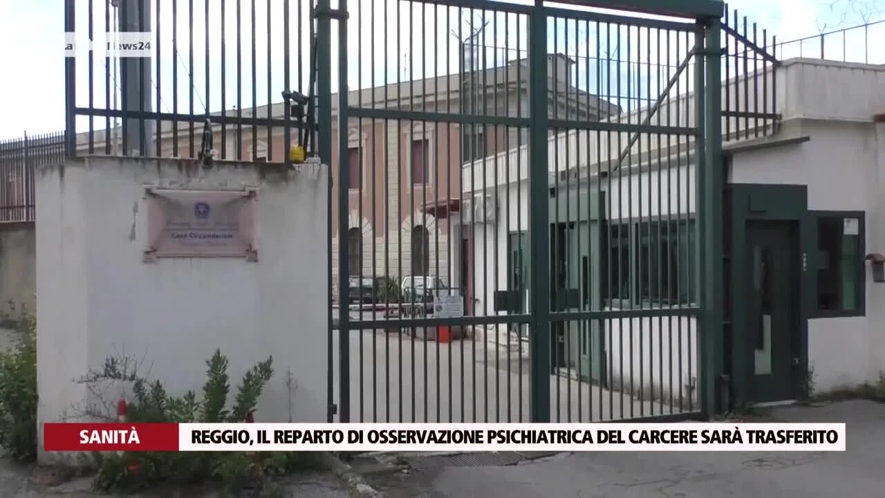 Reggio, il reparto di osservazione psichiatrica del carcere sarà trasferito