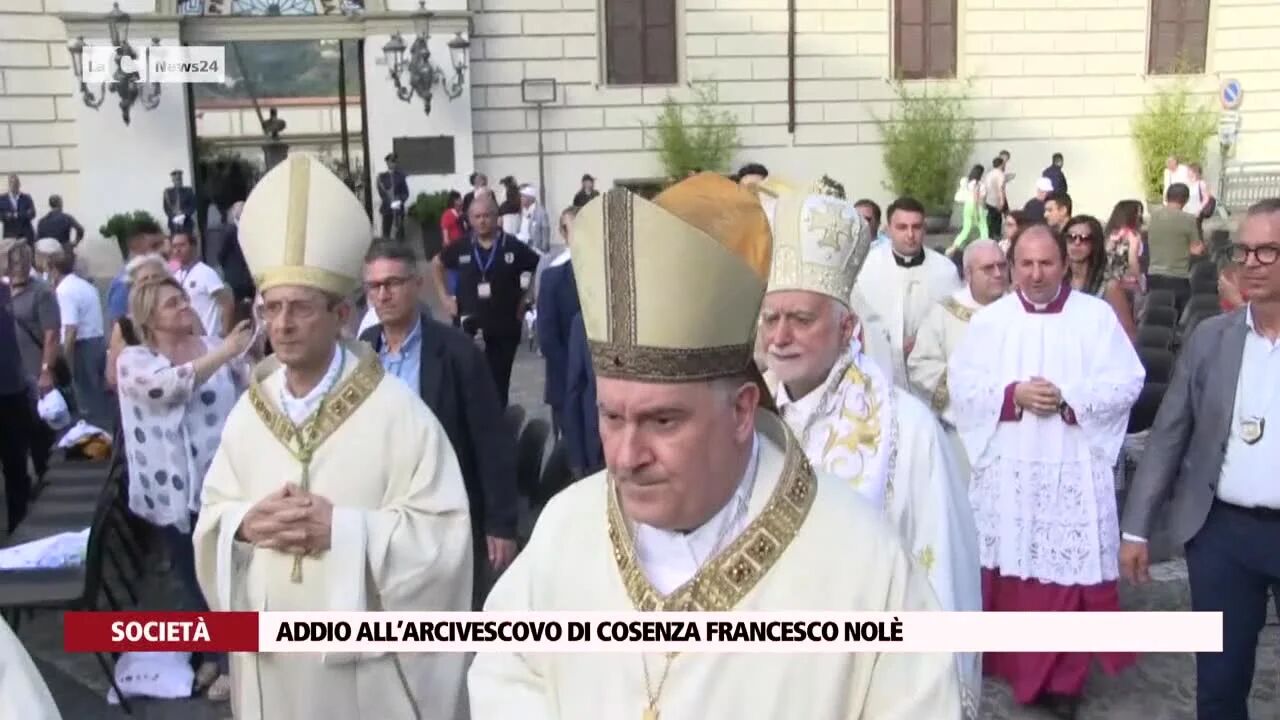 Addio all’arcivescovo di Cosenza Francesco Nolè