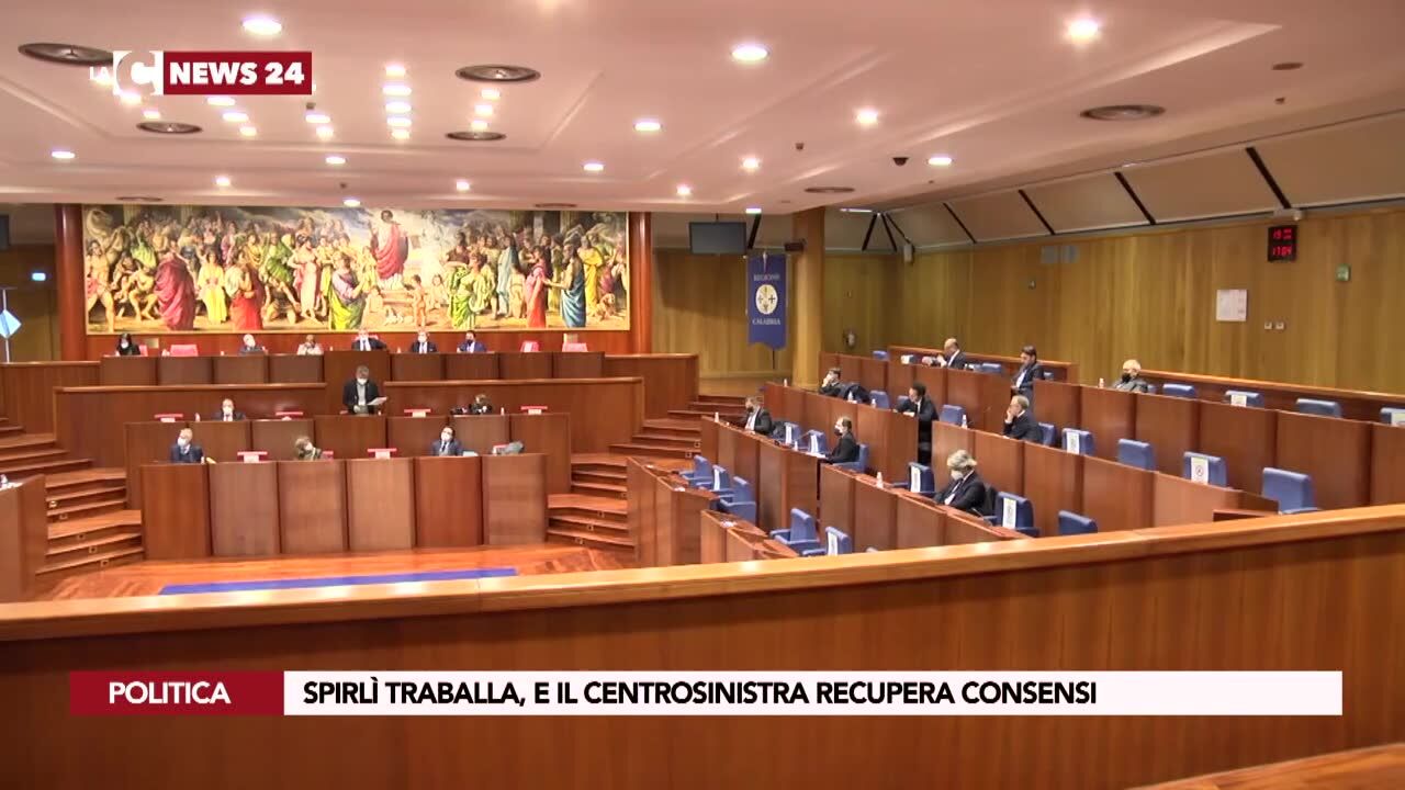 Spirlì traballa, e il centrosinistra recupera consensi