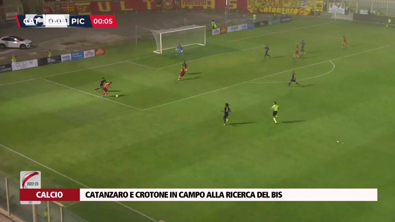 Catanzaro e Crotone in campo alla ricerca del bis