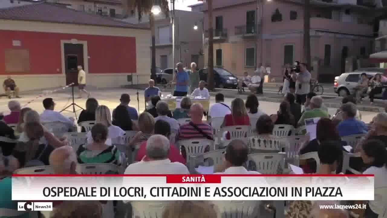 Ospedale di Locri, cittadini e associazioni in piazza