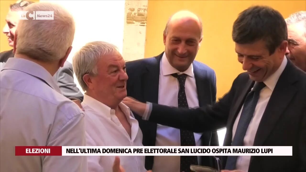 Nell’ultima Domenica pre elettorale San Lucido ospita Maurizio Lupi