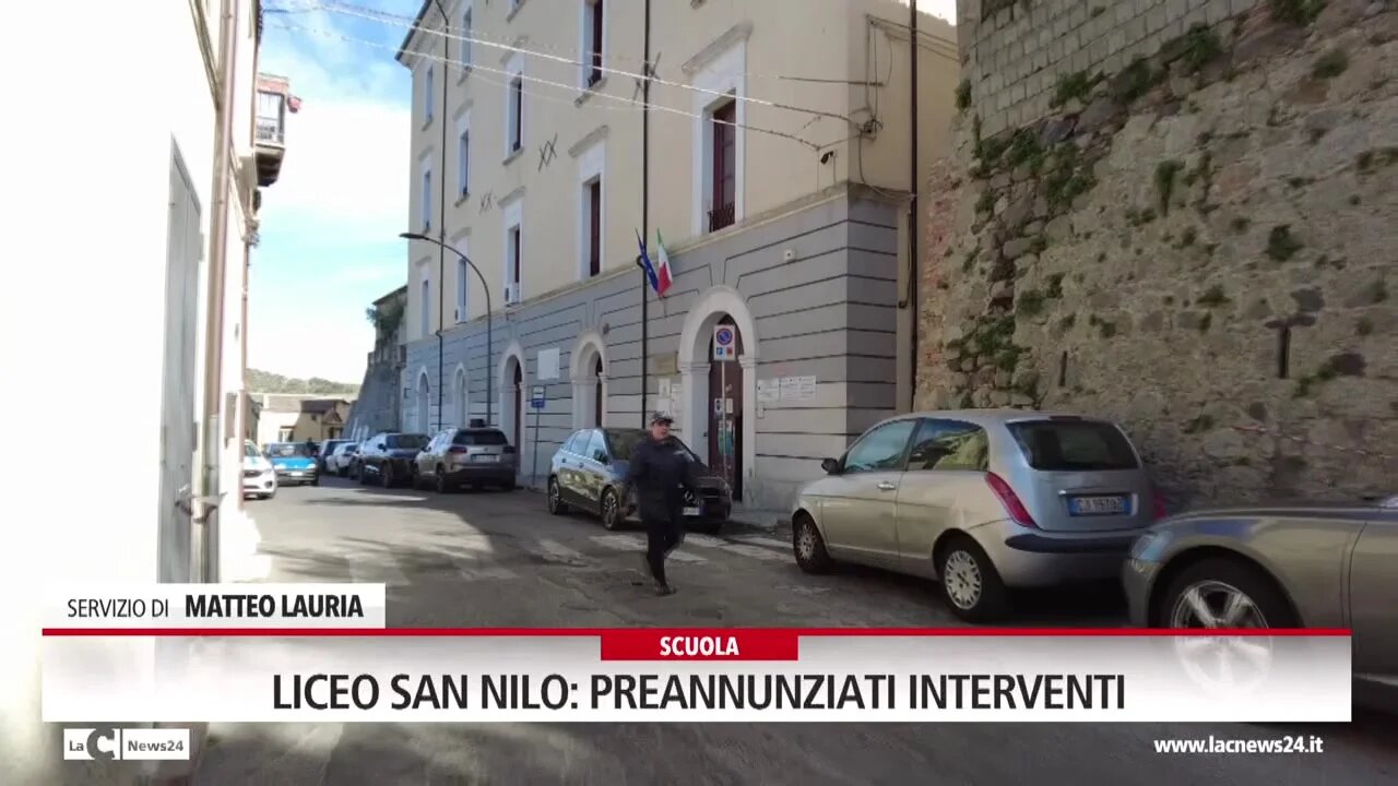 Liceo San Nilo di Rossano: preannunziati interventi