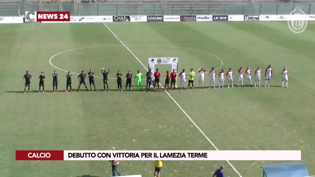 Debutto con vittoria per il Lamezia Terme