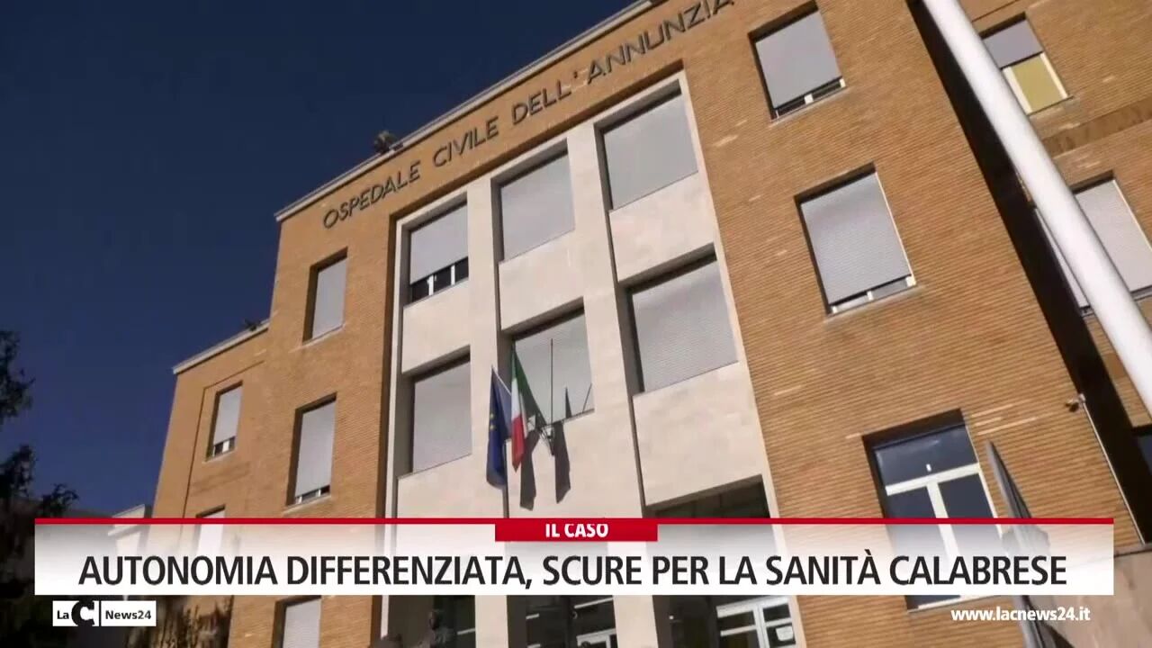 Autonomia differenziata, scure per la sanità calabrese