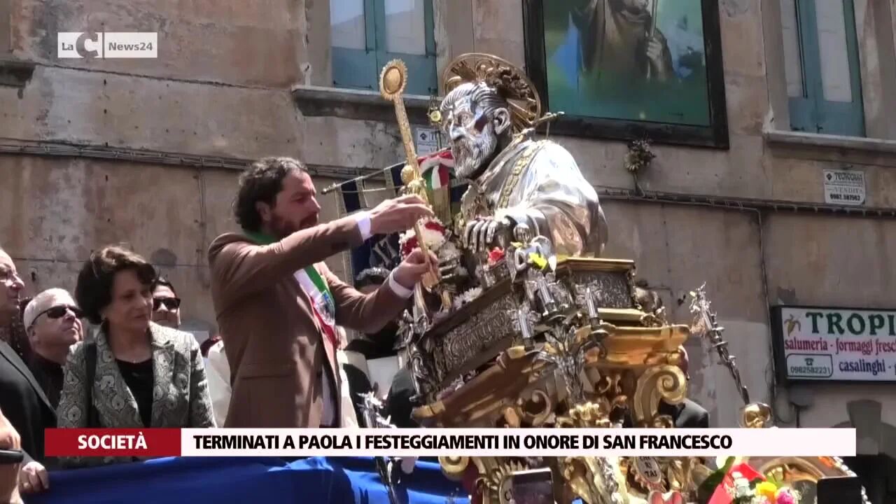 Terminati a Paola i festeggiamenti in onore di San Francesco