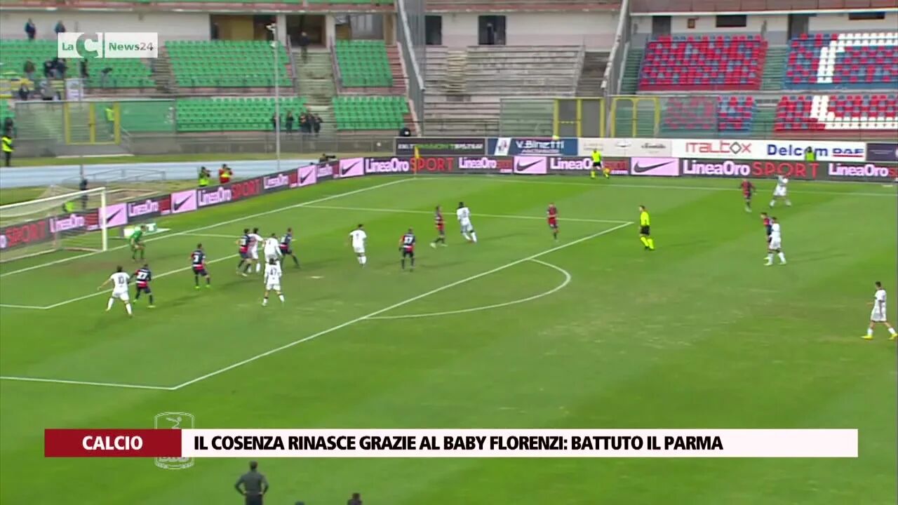 Il Cosenza rinasce grazie al baby Florenzi, battuto il Parma