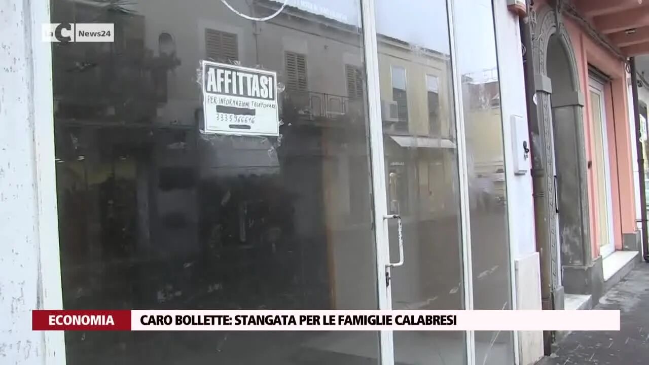 Caro bollette: stangata per le famiglie calabresi
