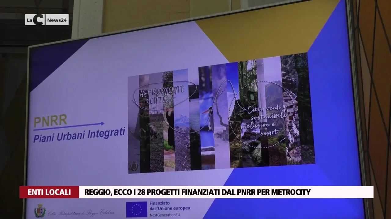 Reggio, ecco i 28 progetti finanziati dal Pnrr per metrocity