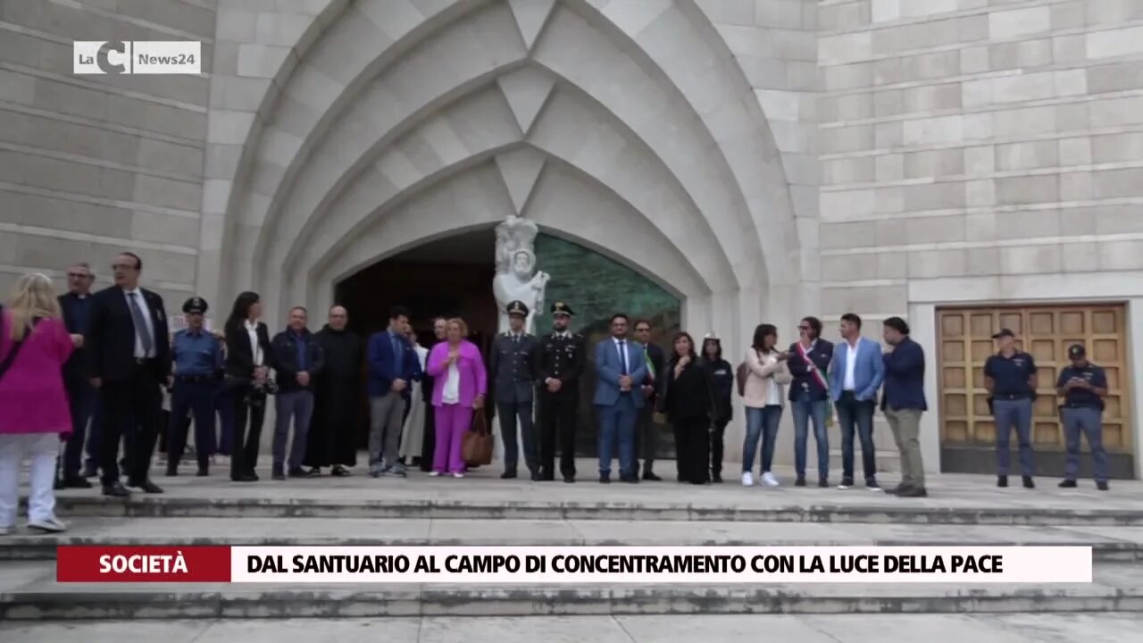 Dal santuario al campo di concentramento con la luce della pace