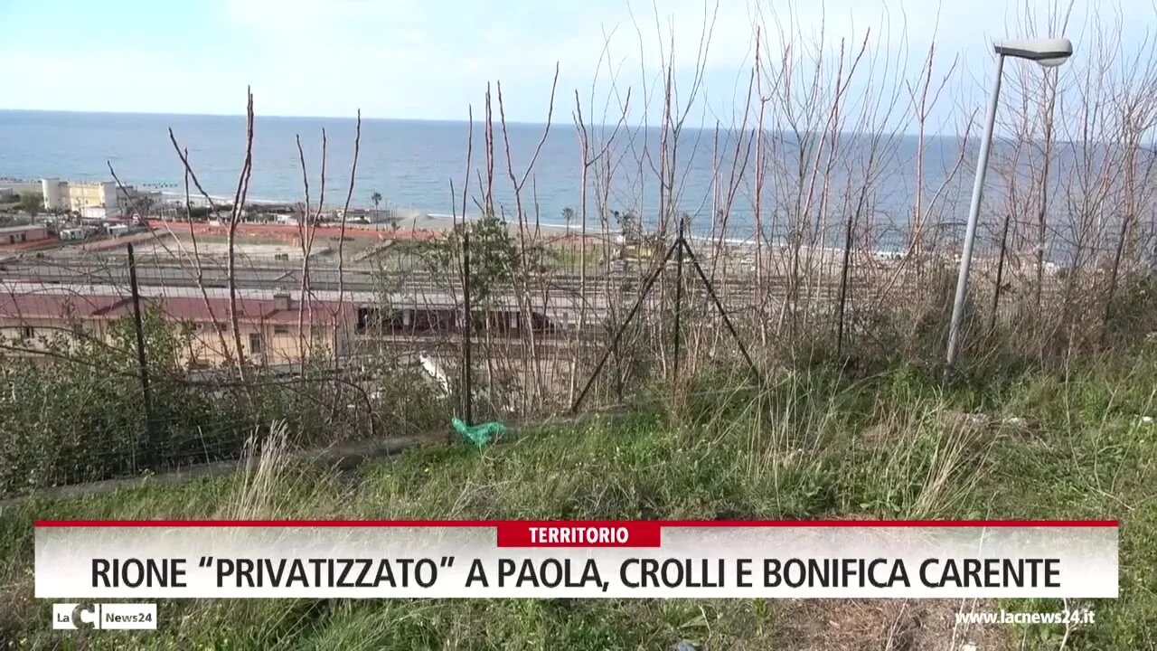 Paola, il quartiere Piano Torre ancora tra degrado e amianto. I residenti: «Non ce la facciamo più»
