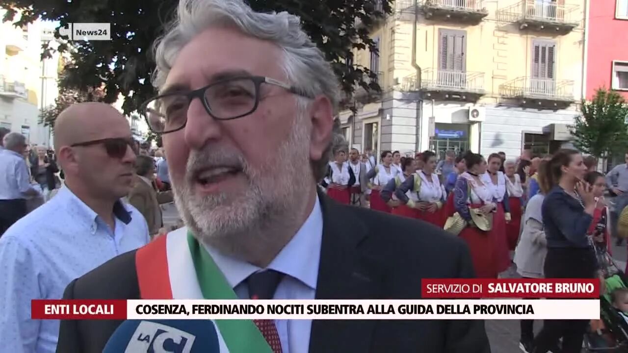 Cosenza, Ferdinando Nociti subentra alla guida della Provincia
