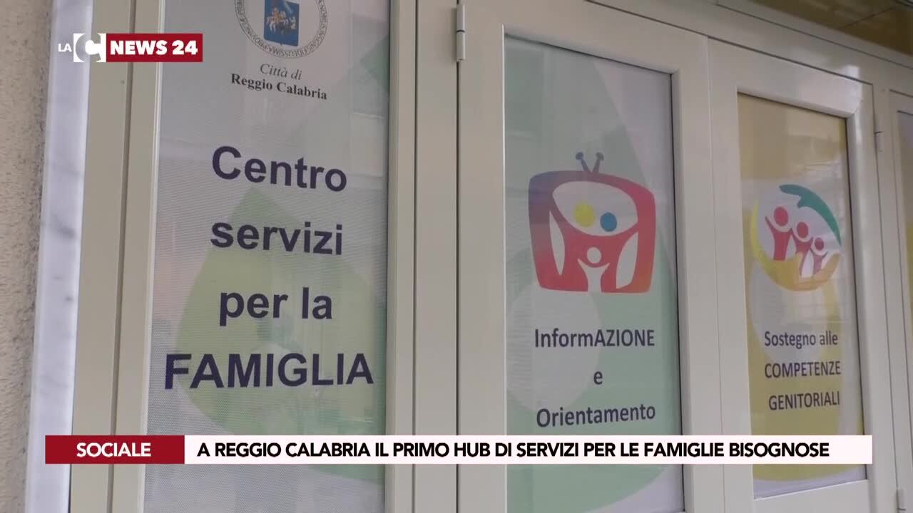 A Reggio Calabria il primo hub di servizi per le famiglie bisognose