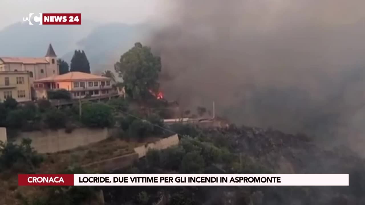 Locride, due vittime per gli incendi in Aspromonte