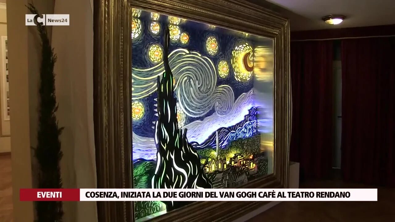 Cosenza, iniziata la due giorni dell’evento Van Gogh Café al Teatro Rendano