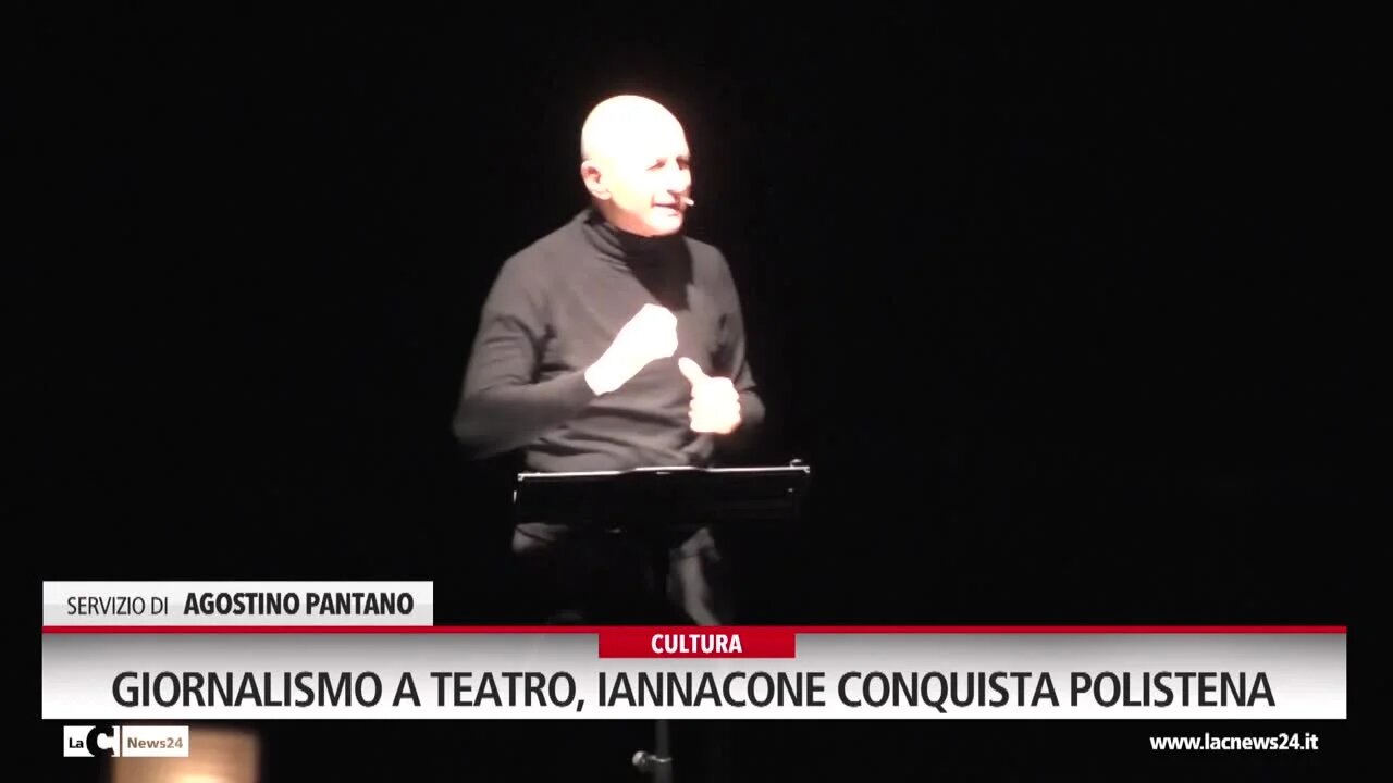 Dalla Tv al teatro, il racconto giornalistico rispettoso di Iannacone incanta il pubblico di Polistena