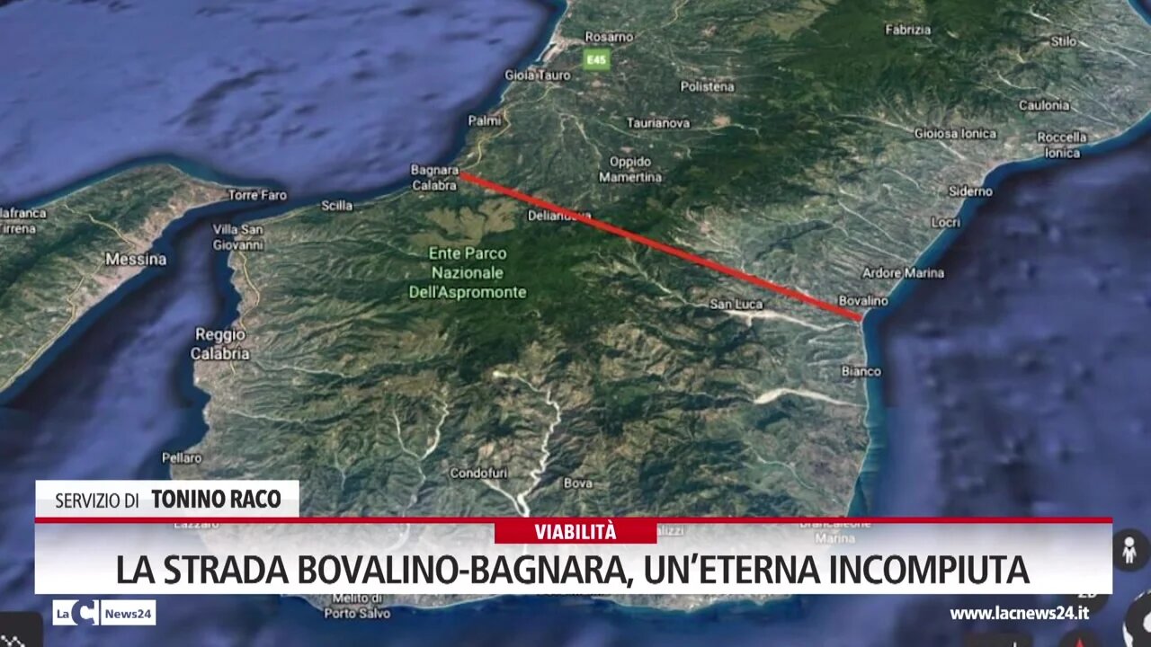 La strada Bovalino-Bagnara, un’eterna incompiuta