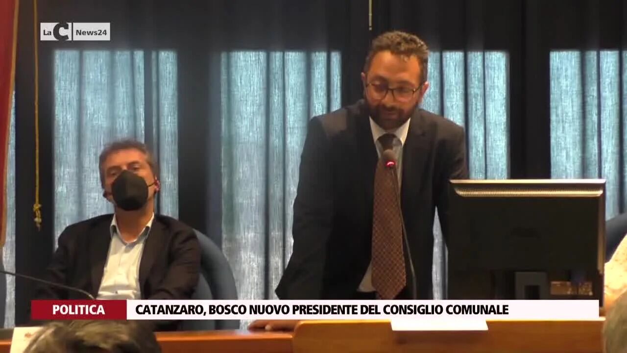 Catanzaro, Bosco nuovo presidente del consiglio comunale
