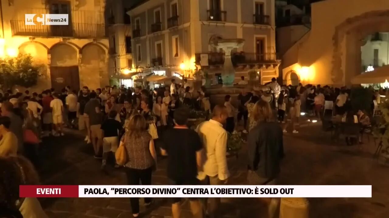 Paola, "Percorso divino" centra l’obiettivo: è sold out