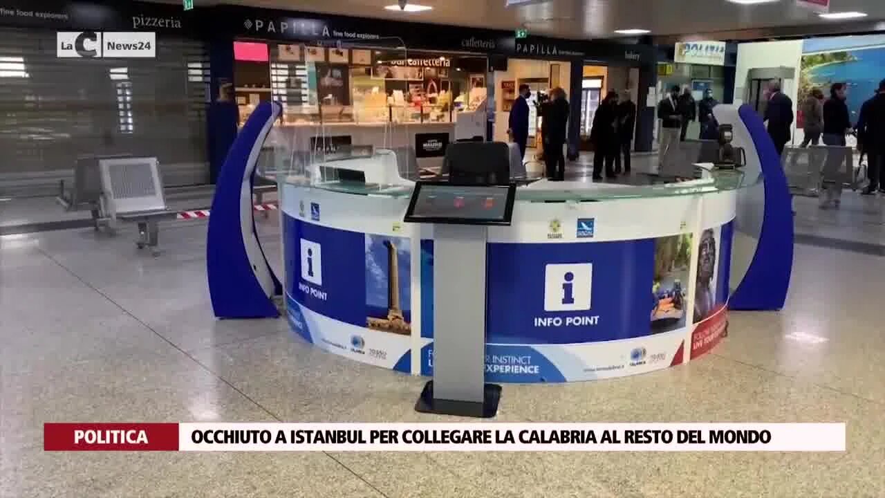 Occhiuto a Istanbul per collegare la Calabria al resto del mondo