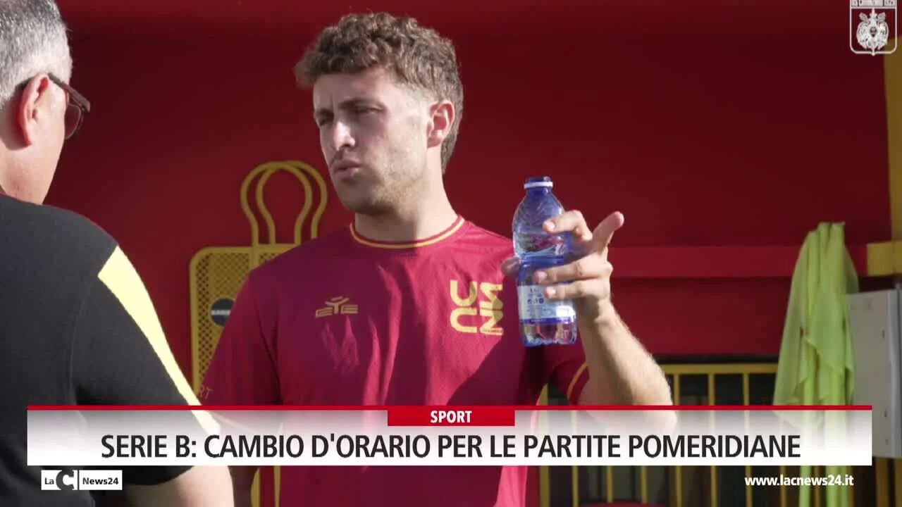 Serie B: cambio d'orario per le partite pomeridiane