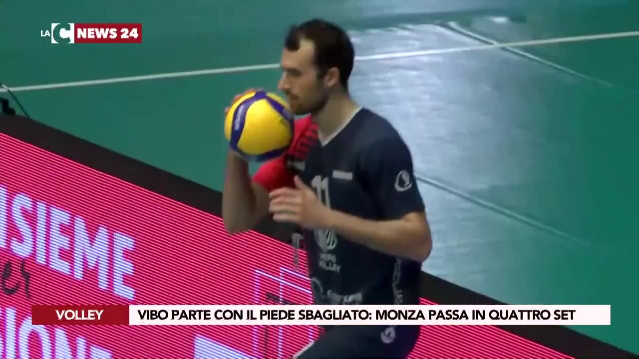 Volley, Vibo parte con il piede sbagliato: Monza passa in quattro set