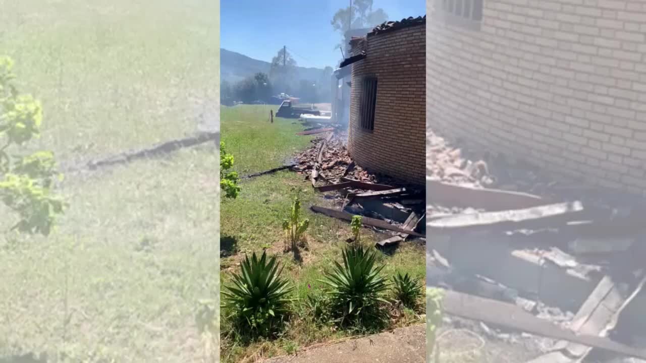 Incendio al parco Ecolandia di Reggio