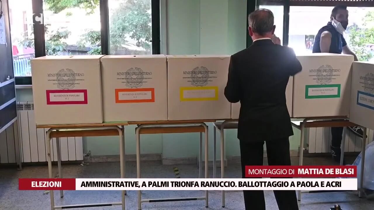 Amministrative, a Palmi trionfa Ranuccio. Ballottaggio a Paola e Acri