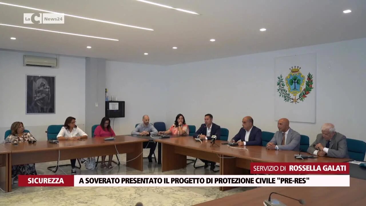 A Soverato presentato il progetto di protezione civile \"Pre-res\"