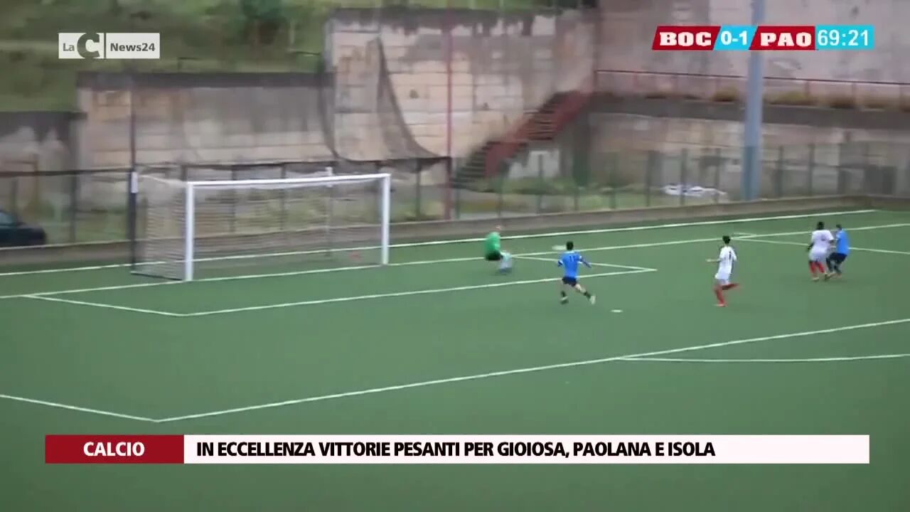 In Eccellenza vittorie pesanti per Gioiosa, Paolana e Isola