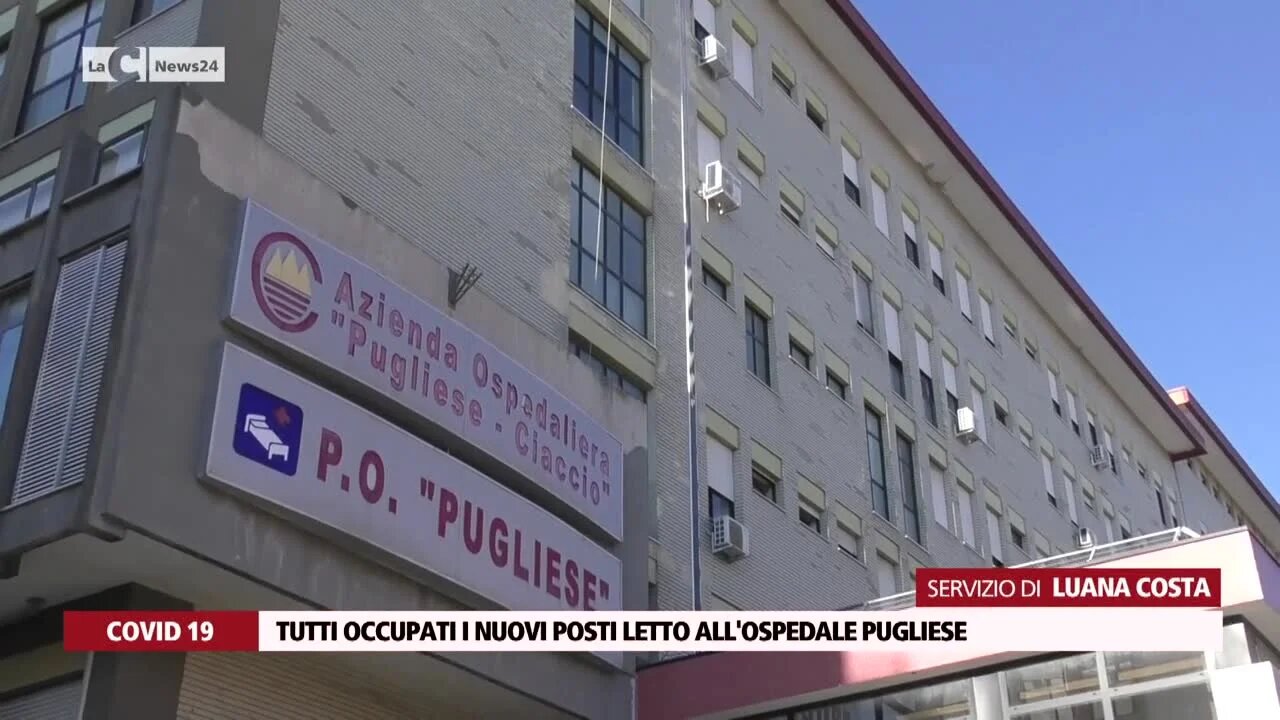 Tutti occupati i nuovi posti letto all'ospedale Pugliese