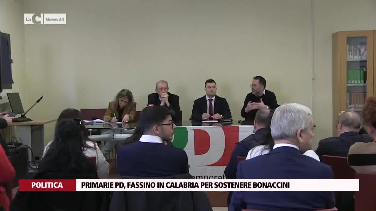 Primarie Pd, Fassino in Calabria per sostenere Bonaccini