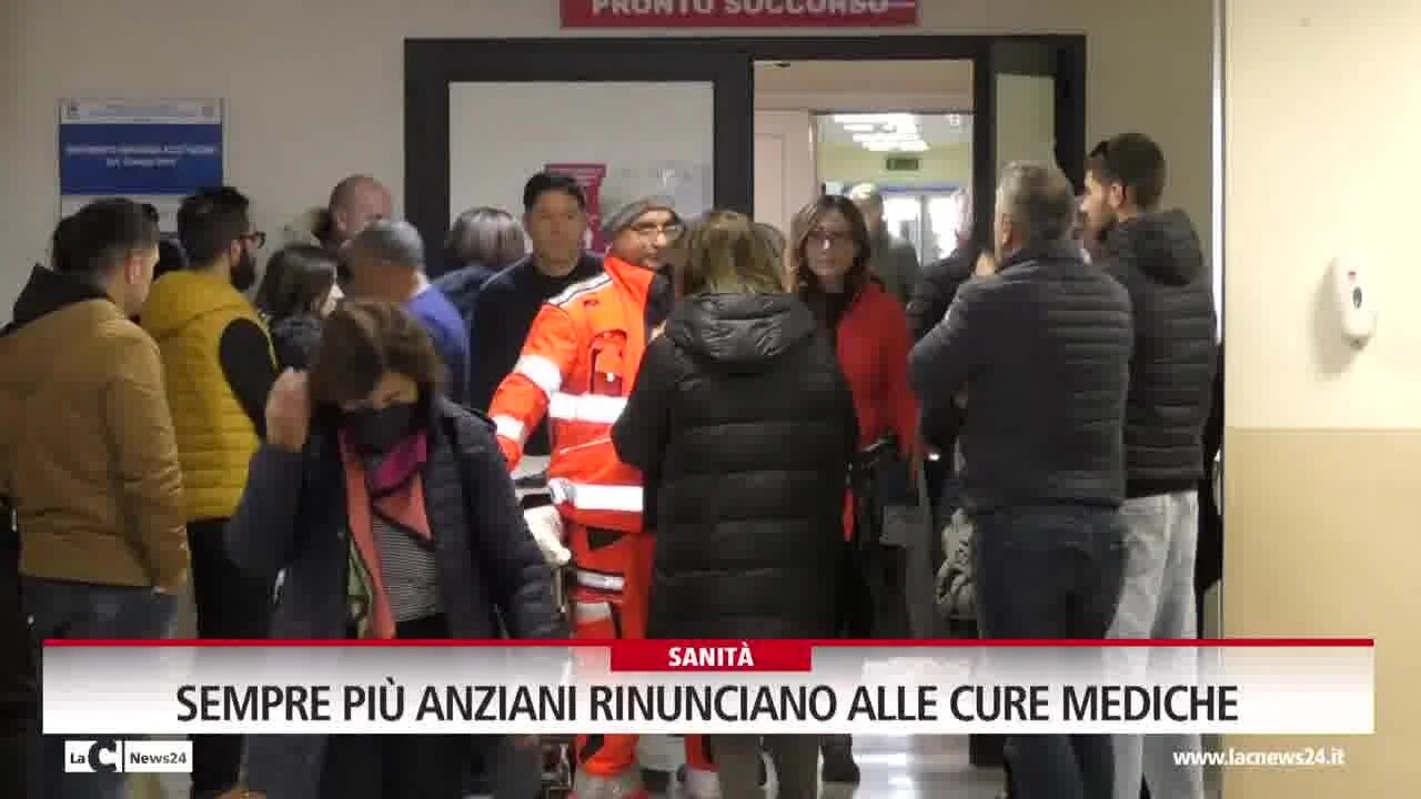 Sempre più anziani rinunciano alle cure mediche