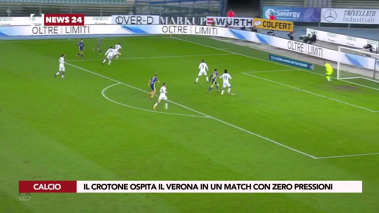 Il Crotone ospita il Verona in un match con zero pressioni